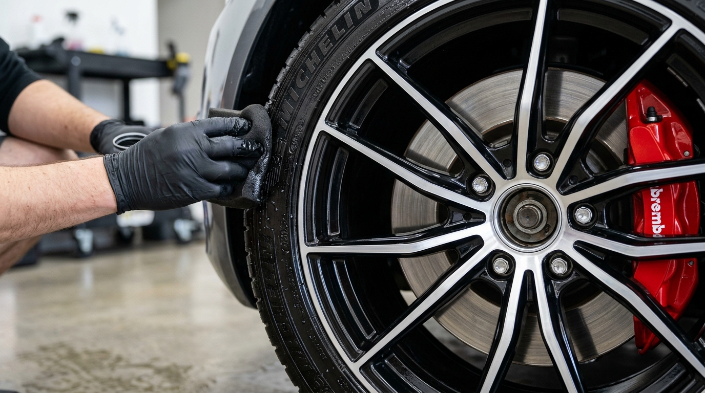 Precision wheel and rim detailing